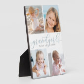Grandgirls Make Life Grand | Four Photo Collage フォトプラーク (側面)