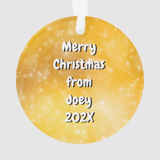 Grandkids写真オーナメント祖父母のための記念 オーナメント (裏面)