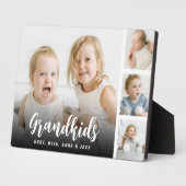 Grandkids Customized Photo Collage Plaque フォトプラーク (側面)