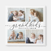 Grandkids Make Life Grand | 4 Photo マグネット (正面)