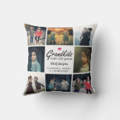 Grandkids Make Life Grand 8 Custom Photo Collage クッション (裏面)