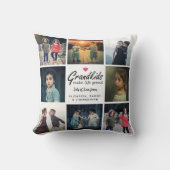 Grandkids Make Life Grand 8 Custom Photo Collage クッション (正面)
