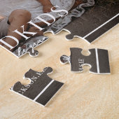 Grandkids Make Life Grand Grandparent Gift Photo ジグソーパズル (側面)