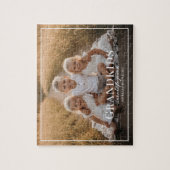 Grandkids Make Life Grand Grandparent Gift Photo ジグソーパズル (縦)