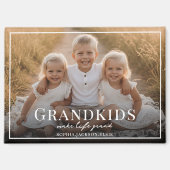 Grandkids Make Life Grand Grandparent Gift Photo マグネット (正面)