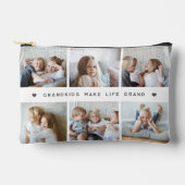 Grandkids Make Life Grand Photo Collage アクセサリーポーチ (正面)