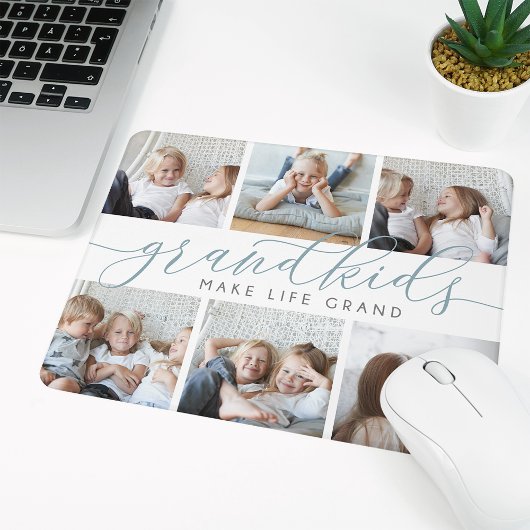 Grandkids Make Life Grand | Photo Collage マウスパッド