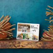 Grandkids photo collage best grandma ever  フォトプラーク (側面)