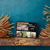 Grandkids photo collage best grandpa ever フォトプラーク (側面)