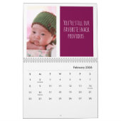 Grandkids Photo Gifts funny slogan Calendar カレンダー (2月 2026)