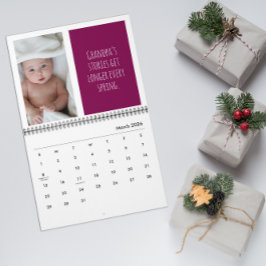 Grandkids Photo Gifts funny slogan Calendar カレンダー