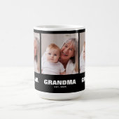 Grandm Established 太字 ブラック 3 写真 コーヒーマグカップ (中央)