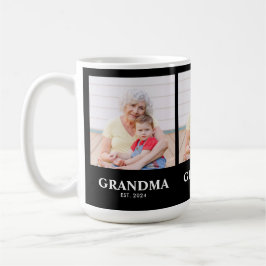 Grandm Established Bold Black 3 Photo Coffee Mug コーヒーマグカップ