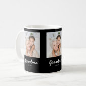Grandm Established Script Black 3 Photo Coffee Mug コーヒーマグカップ (正面左)