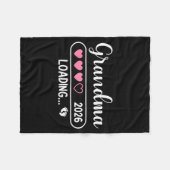 Grandma 2026 Loading New Grandma Est 2026  フリースブランケット (正面(横))