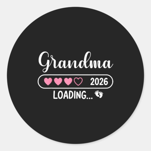 Grandma 2026 Loading New Grandma Est 2026  ラウンドシール (正面)