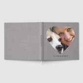 Grandma And Dog Photo Album Book ゲストブック (全面)