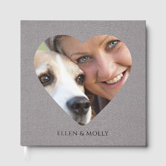 Grandma And Dog Photo Album Book ゲストブック (正面)