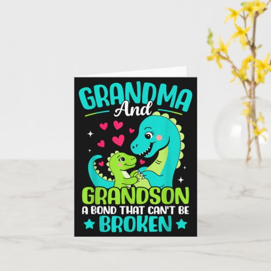 Grandma And Grandson A Bond That Can't Be Broken D カード (黄色い花)