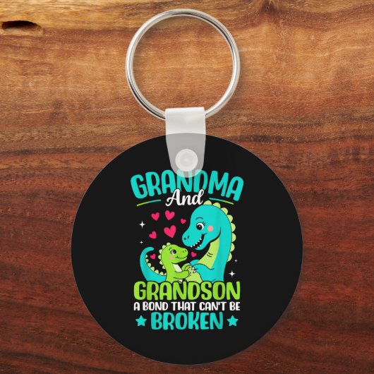 Grandma And Grandson A Bond That Can't Be Broken D キーホルダー (正面)
