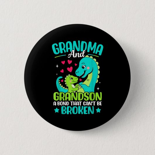 Grandma And Grandson A Bond That Can't Be Broken D 缶バッジ (正面)