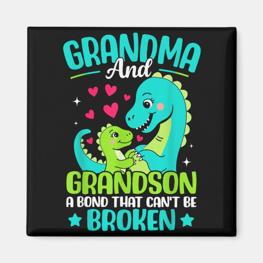 Grandma And Grandson A Bond That Cant Be Broken Di マグネット (正面)