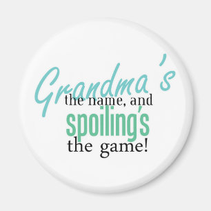 Grandma' s名前、およびSpoiling' s G マグネット