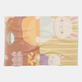 Grandma Baking Cookies キッチンタオル