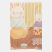 Grandma Baking Cookies キッチンタオル (縦)