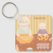 Grandma Baking Cookies キーホルダー (正面)