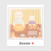 Grandma Baking Cookies シール (シート)