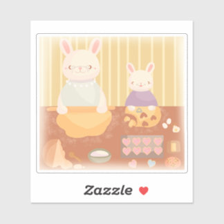 Grandma Baking Cookies シール