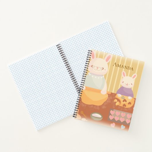 Grandma Baking Cookies ノートブック (内部)