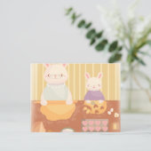 Grandma Baking Cookies ポストカード (スタンド正面)