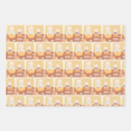 Grandma Baking Cookies ラッピングペーパーシート