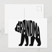 Grandma Bear シーズンポストカード (正面/裏面)
