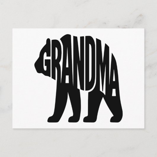 Grandma Bear シーズンポストカード (正面)