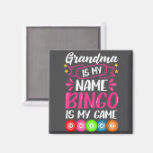 Grandma Bingo Player Funny Bingo Quote Design  マグネット (正面/裏面)