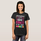 Grandma Bingo Player Funny Bingo Quote Design  Tシャツ (正面フル)