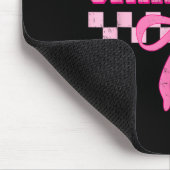 Grandma Birthday Squad Matching Pink Bow Checkered マウスパッド (コーナー)