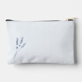 Grandma Blue Toile Floral Cosmetic アクセサリーポーチ (裏面)