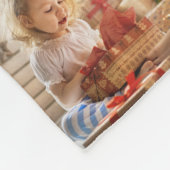 Grandma Christmas Holidays Kids Photos Custom フリースブランケット (角)