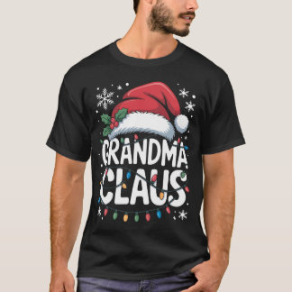 Grandma Claus t shirt christmas Tシャツ