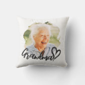 Grandma Cool Modern Simple Grunge クッション (裏面)