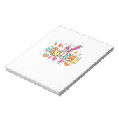 Grandma Easter Grandma Coquette Bunny Ears Eggs Ba ノートパッド (回転)