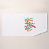 Grandma Easter Grandma Coquette Bunny Ears Eggs Ba バスタオル (バスタオル)