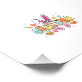 Grandma Easter Grandma Coquette Bunny Ears Eggs Ba フォトプリント (角)