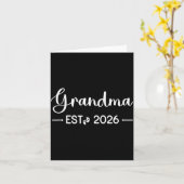 Grandma Est 2026 New Matching Mother To Be 2026  カード (黄色い花)