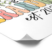 Grandma Est. 2026 Wildflower Promoted To Grandma  ポスター (角)