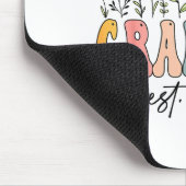 Grandma Est. 2026 Wildflower Promoted To Grandma  マウスパッド (コーナー)